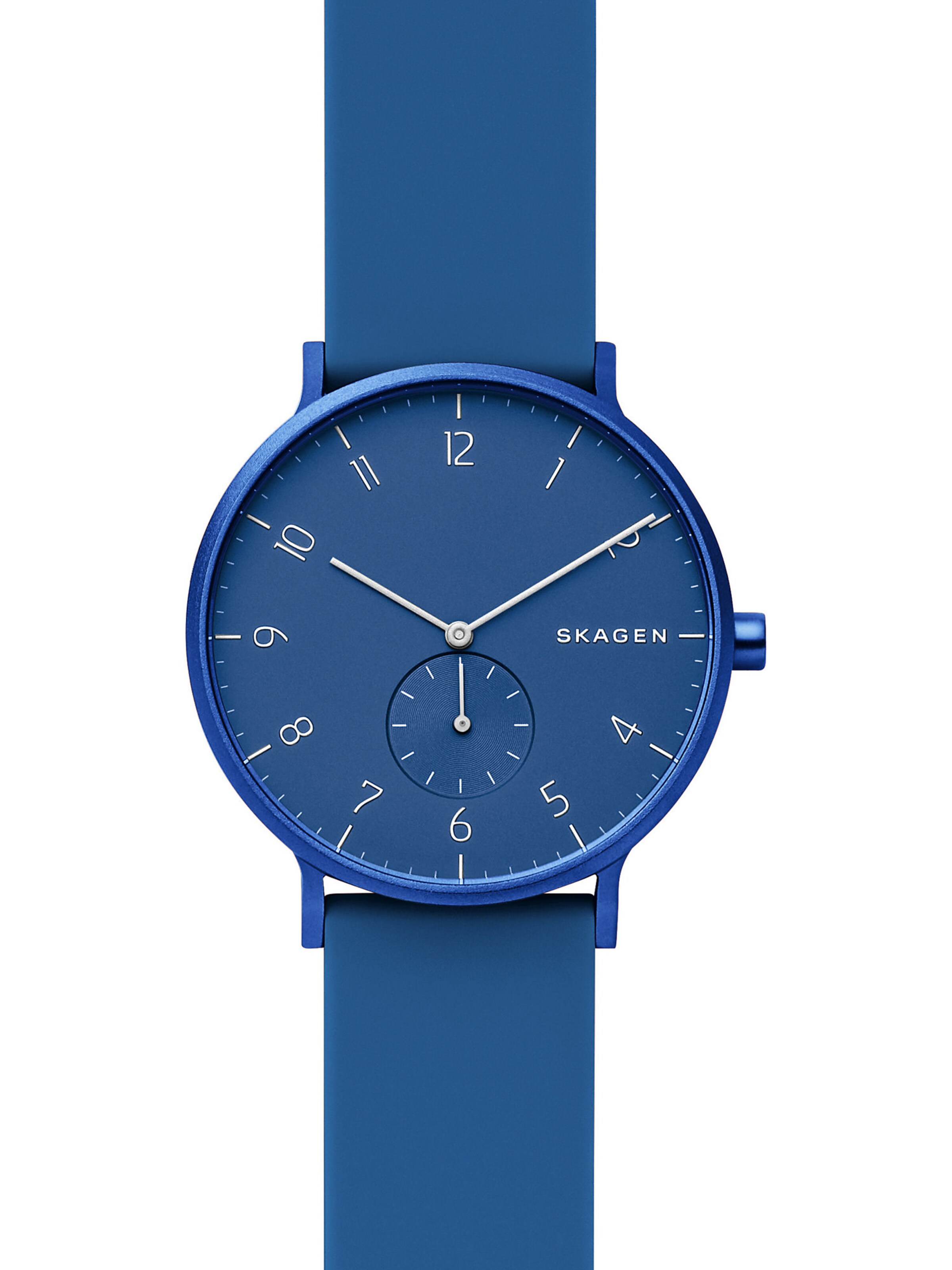 SKAGEN Analoguhr in Blau: Vorderseite