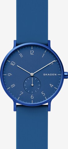 SKAGEN Analoguhr in Blau: predná strana