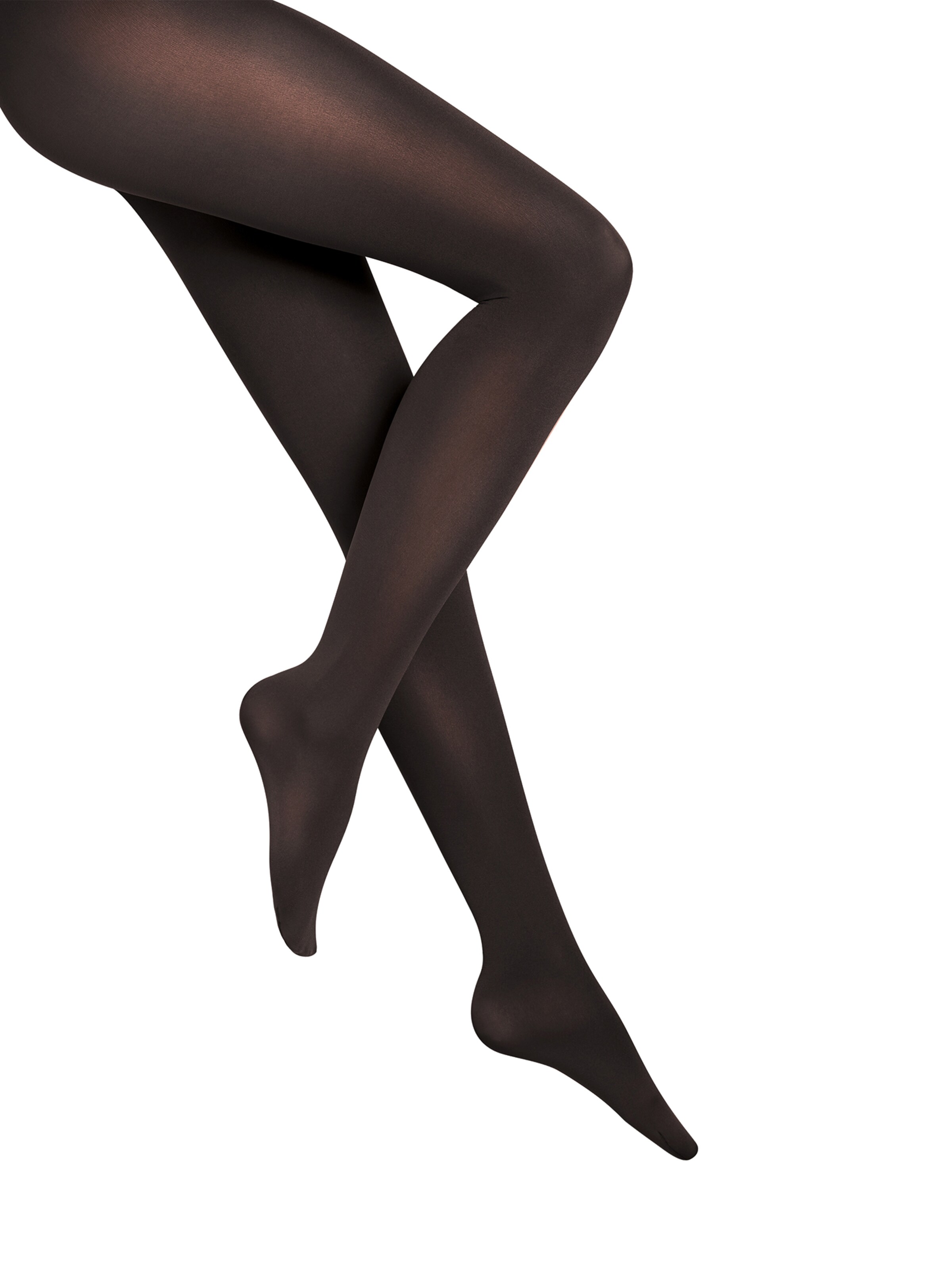 Wolford - Regular Collants finos 'Velvet de Luxe 66 Comfort Tigh' em preto: frente
