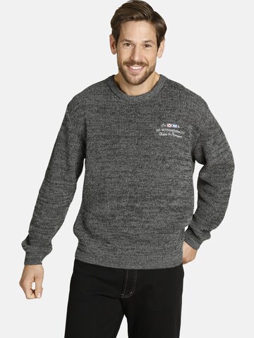 Jan Vanderstorm Pullover 'Beetu' in Grau: predná strana