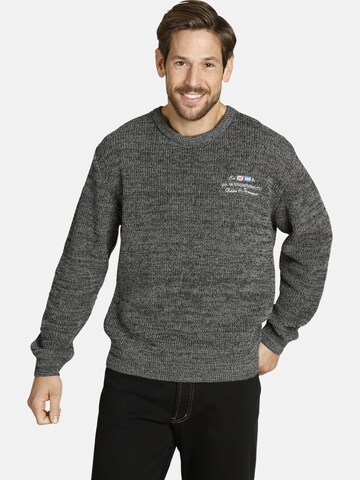 Jan Vanderstorm Sweater 'Beetu' in Grey: front