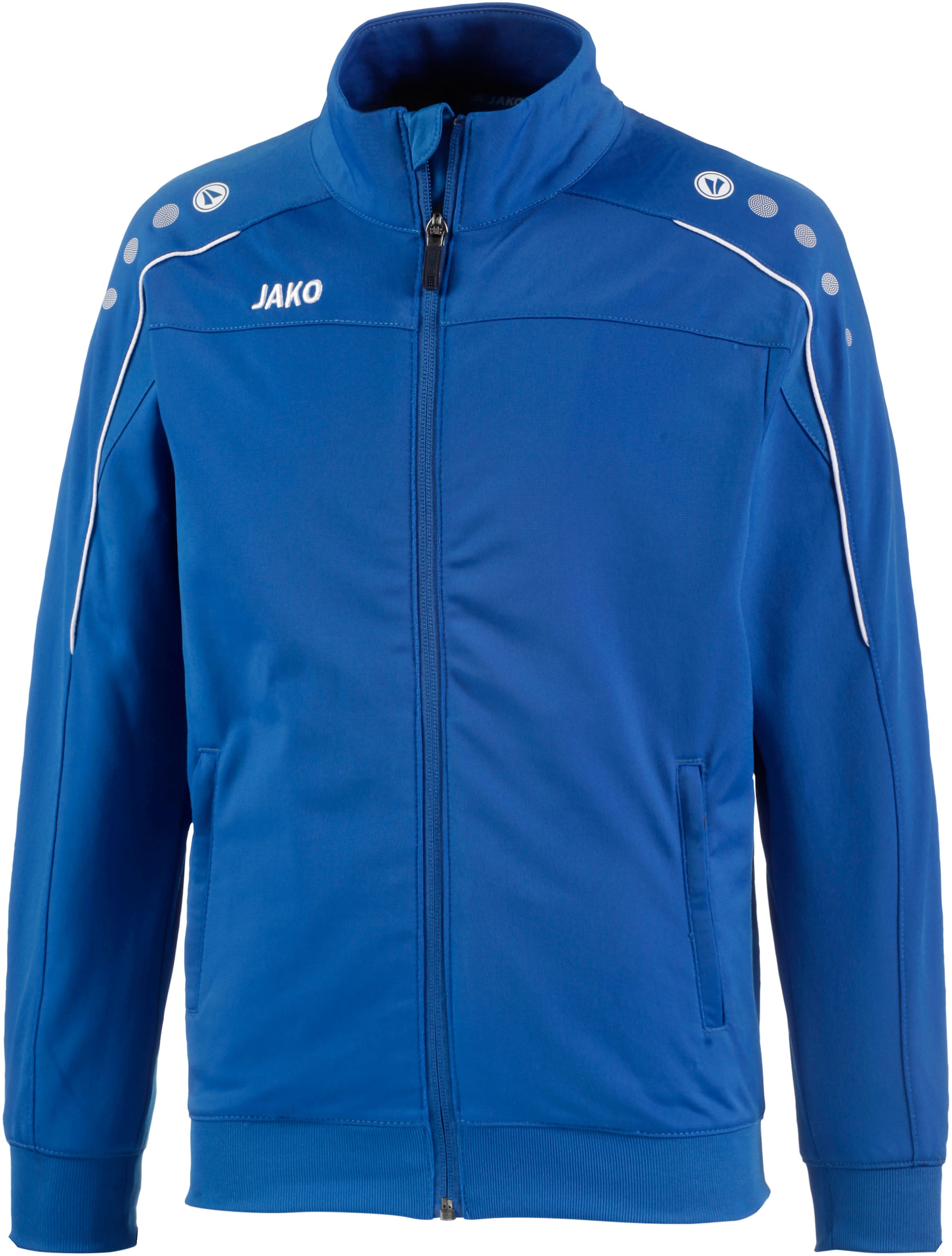 JAKO Sportjacke 'Classico' in Blau: Vorderseite