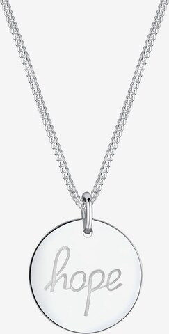 ELLI Necklace 'Hope' in Silver: front