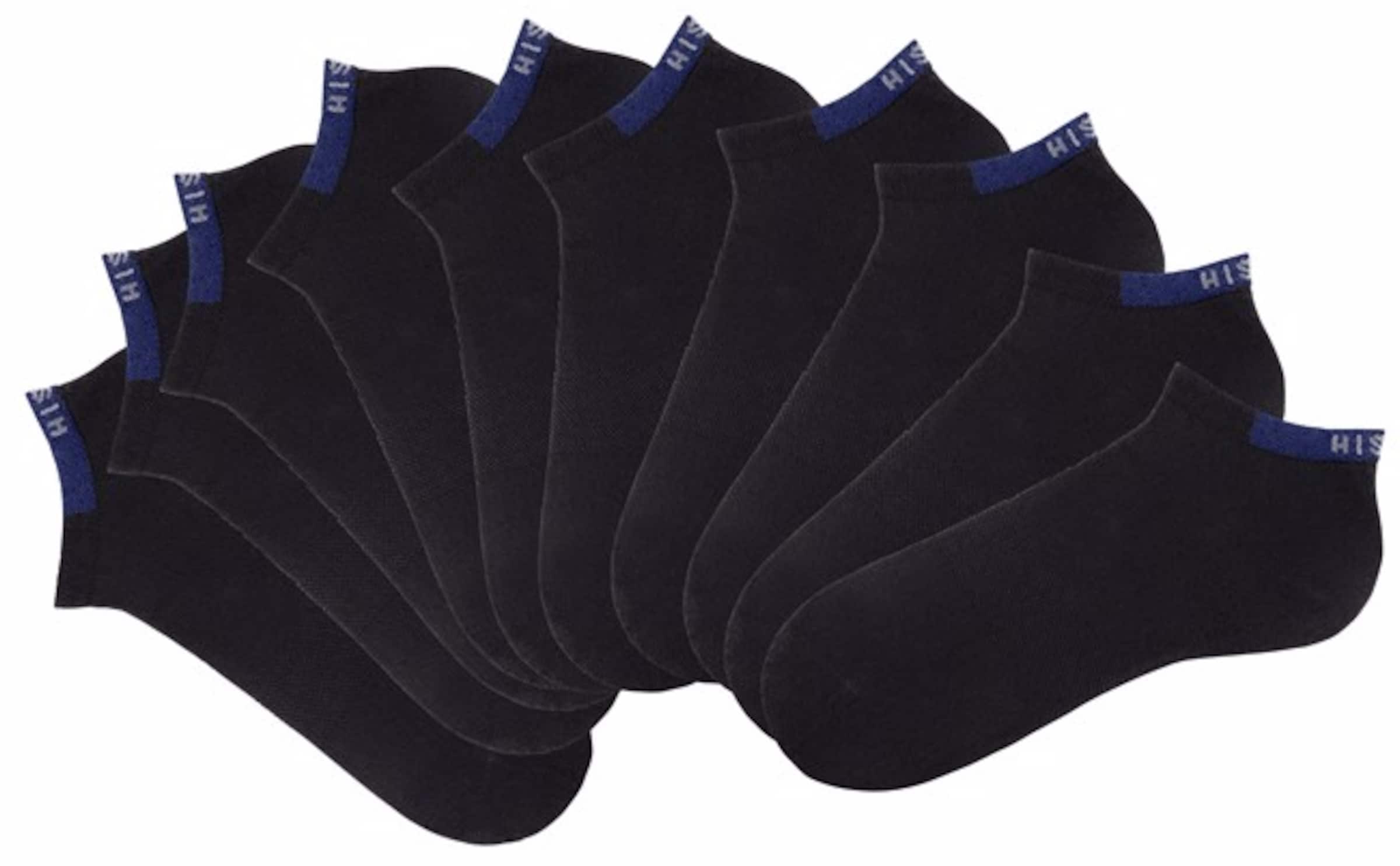 H.I.S Štandardný strih Ťapky - Čierna: predná strana