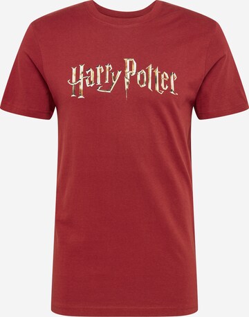 Coupe regular T-Shirt 'Harry Potter' Mister Tee en rouge : devant