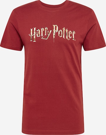 Mister Tee Regular fit Póló 'Harry Potter' - piros: elől
