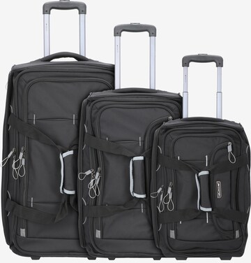 March15 Trading Suitcase Set 'Gogobag' in Black: front