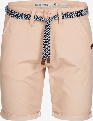 INDICODE JEANS Regular Pants 'Acton' in Pink: front