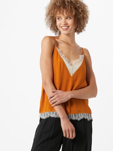 VILA Top 'Colina' in Orange: front