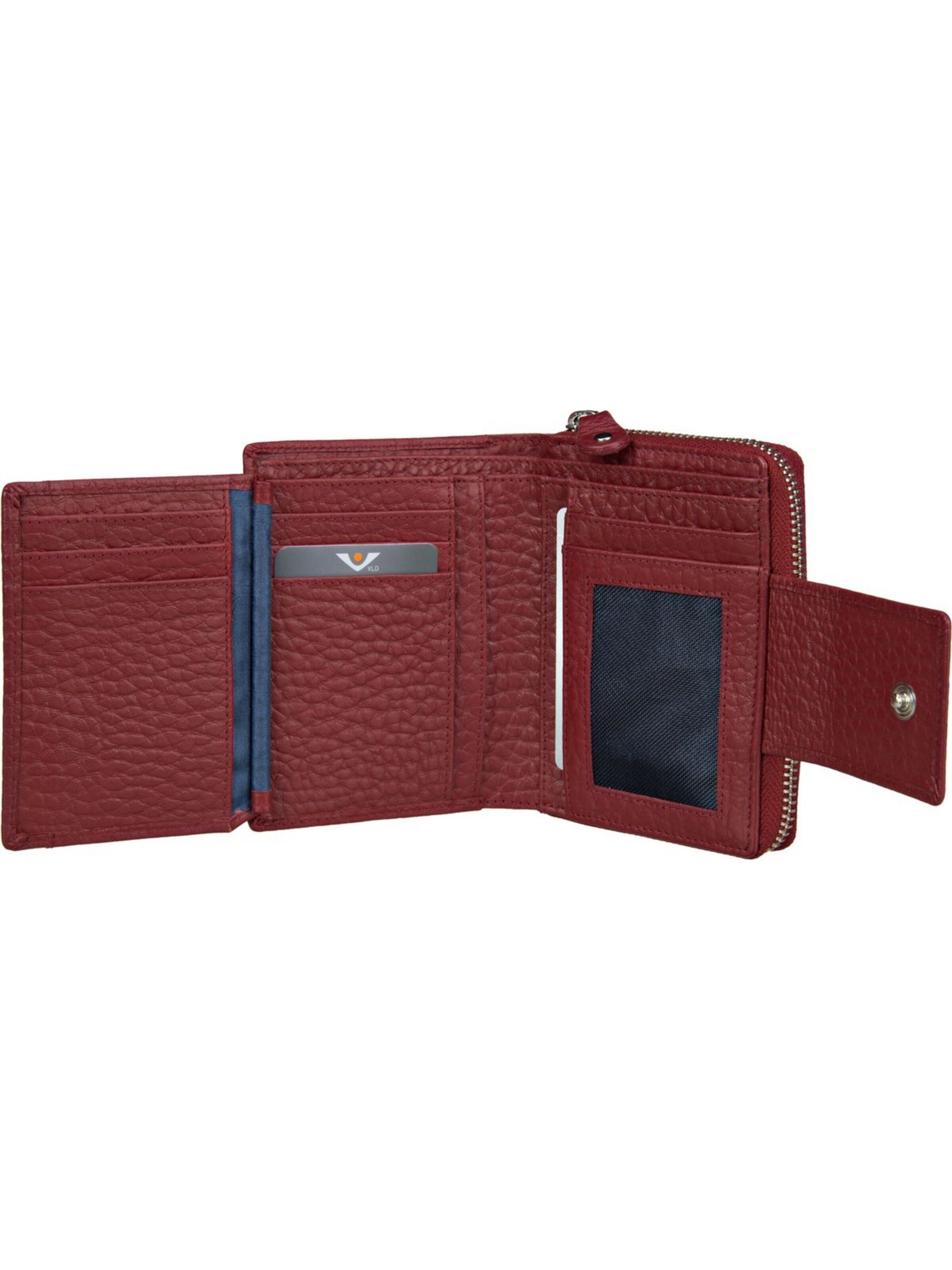 Portamonete 'Hirsch 70216' di VOi in rosso