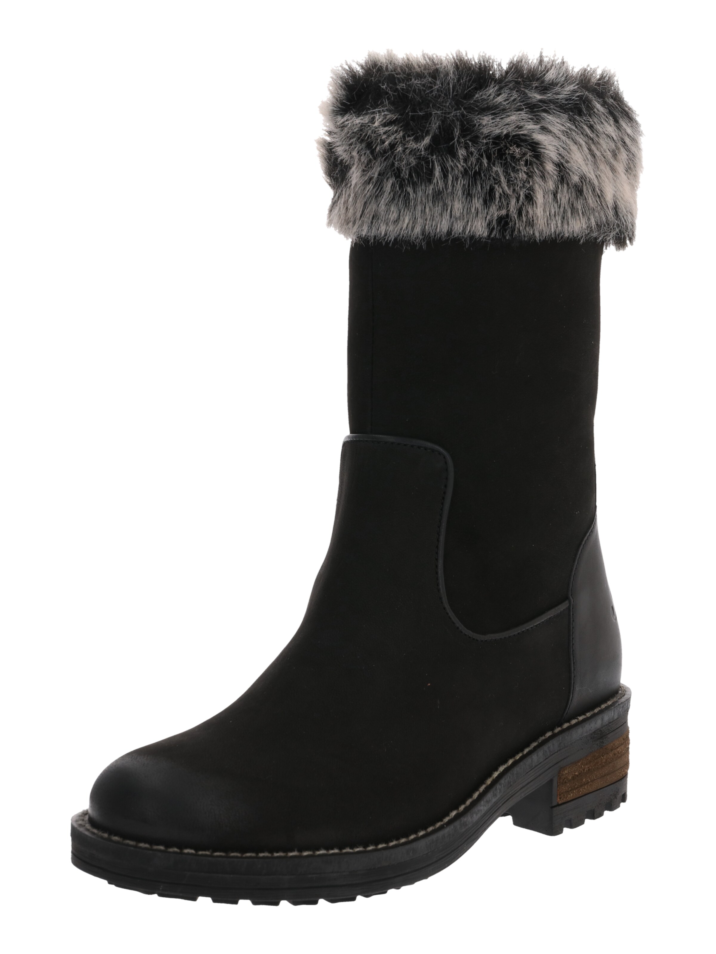 Superdry - Snowboots 'FUR TEMPTER BOOT' in de kleur Zwart