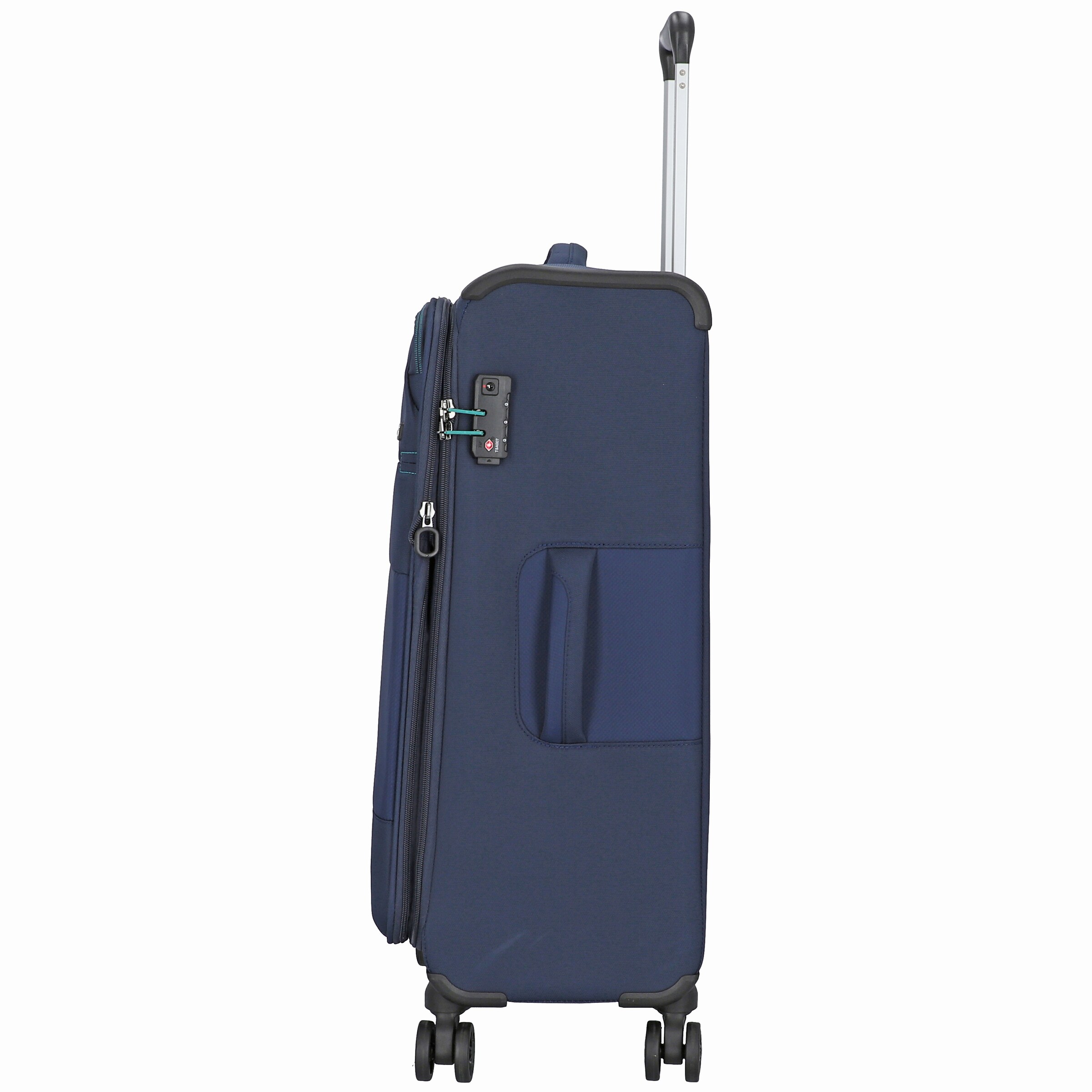 D&N Suitcase Set 'Travel Line 9004' in Blue