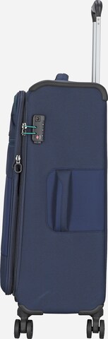 D&N Suitcase Set 'Travel Line 9004' in Blue