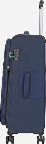 D&N Suitcase Set 'Travel Line 9004' in Blue