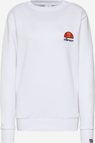 ELLESSE Sweatshirt 'Haverford' in Wit: voorkant