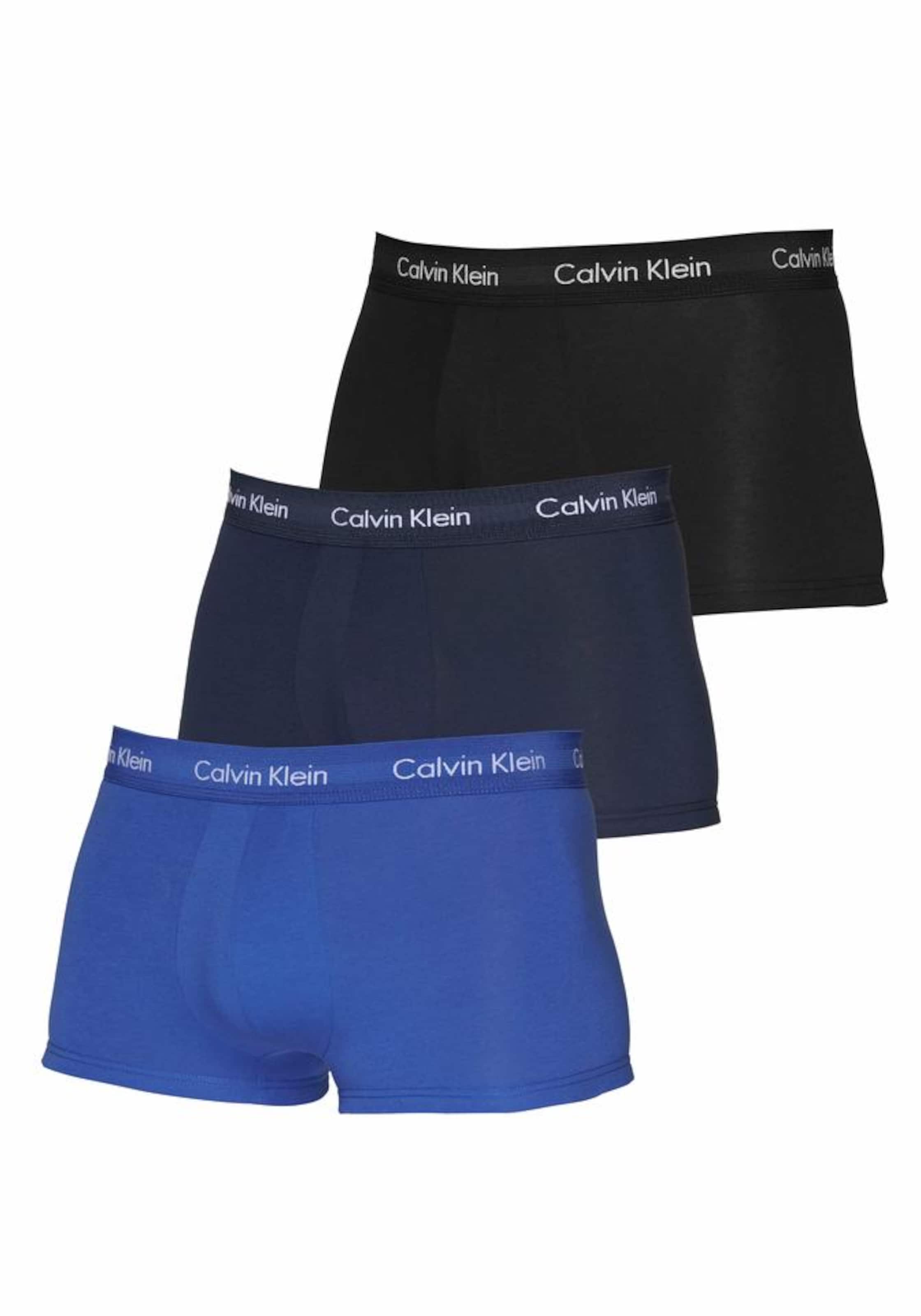 zils Calvin Klein Underwear Standarta Bokseršorti: no priekšpuses