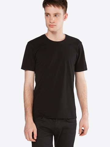 Coupe regular T-Shirt 'Carlo' DRYKORN en noir : devant