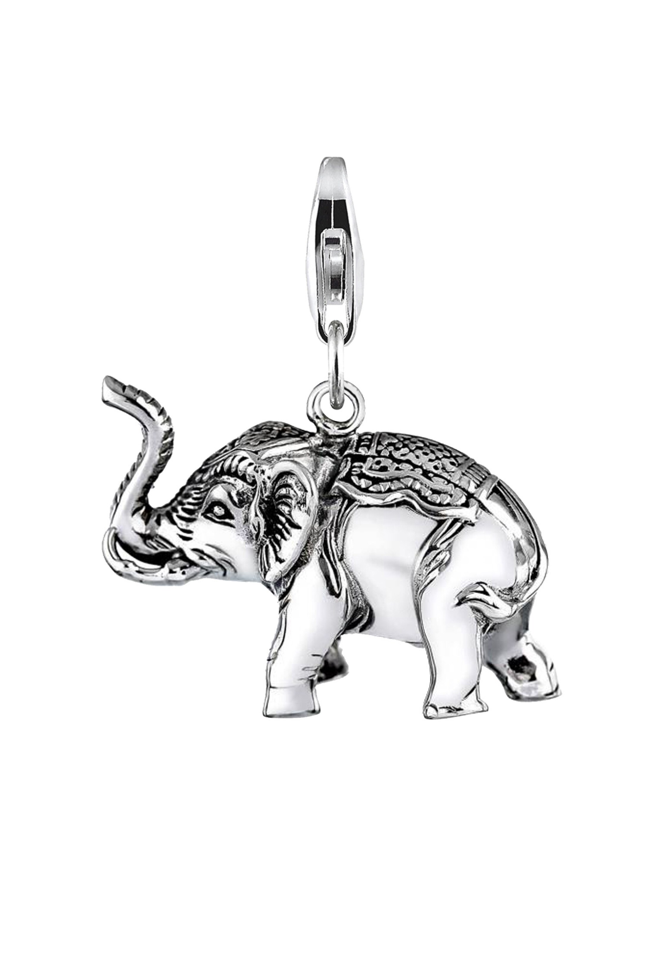 Pendentif 'Elefant' Nenalina en argent : devant