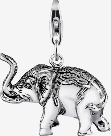 Pendentif 'Elefant' Nenalina en argent : devant