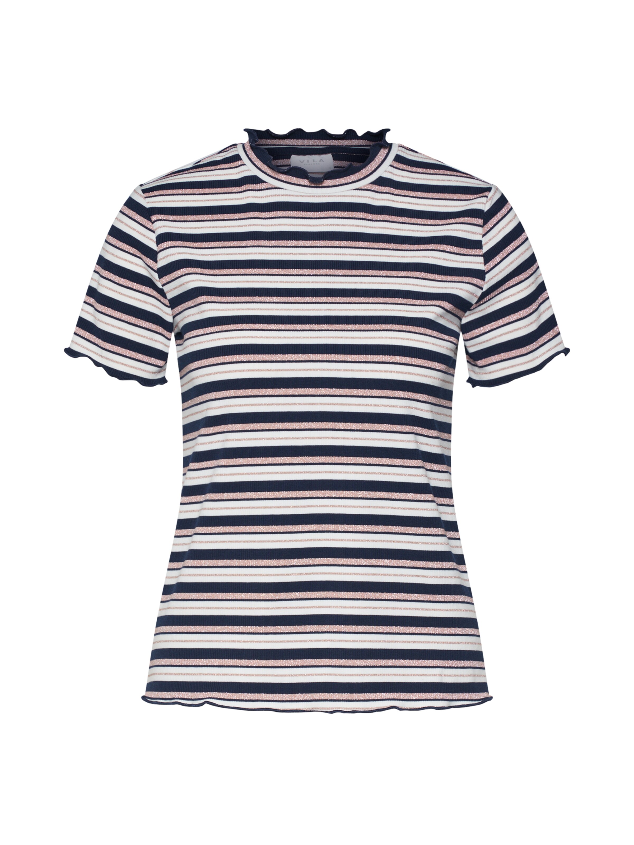 VILA - Shirt 'VIDRALA S/S' in de kleur Blauw