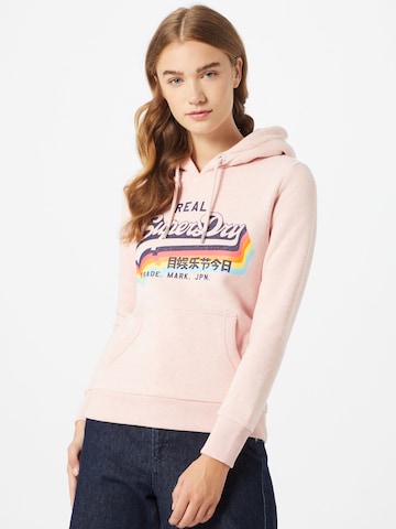 Superdry Sweatshirt in Pink: Vorderseite