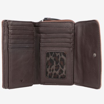 TOM TAILOR Wallet 'Elin' in Brown