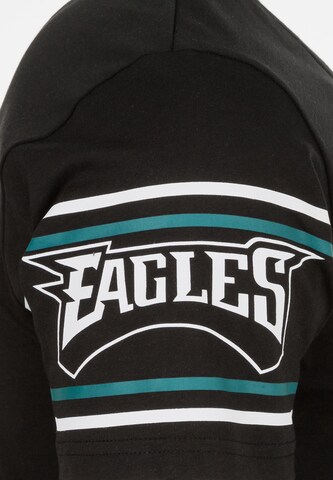 NEW ERA T-Shirt 'NFL Badge Philadelphia Eagles' in Schwarz