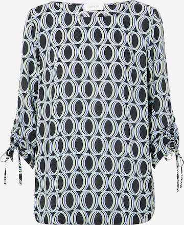 Cartoon Blouse in Blauw: voorkant