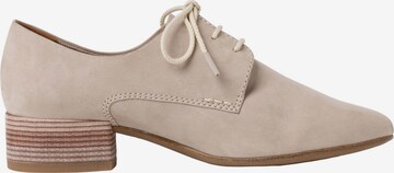 TAMARIS Schnürschuhe in Beige