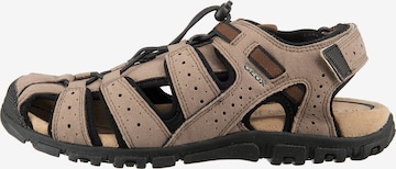 GEOX Hiking Sandals 'S.Strada' in Brown