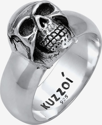 KUZZOI Ring i silver: framsida