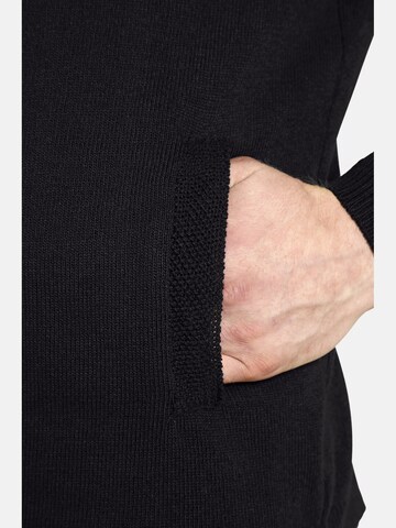 Charles Colby Knit Cardigan 'Earl Thomas' in Black