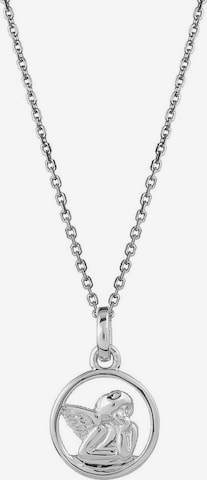 XENOX Necklace 'Schutzengel' in Silver: front