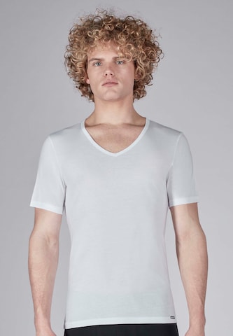 Skiny - Camisola interior em branco: frente