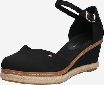 Sandales 'Elba' TOMMY HILFIGER en noir : devant