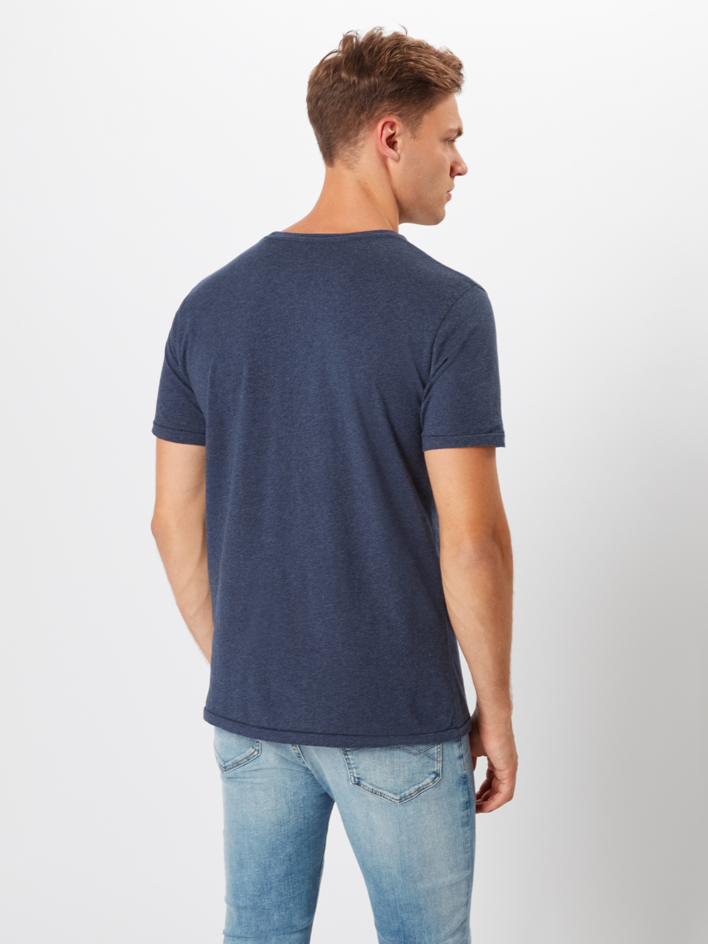 Vêtements T-Shirt KnowledgeCotton Apparel en Bleu 