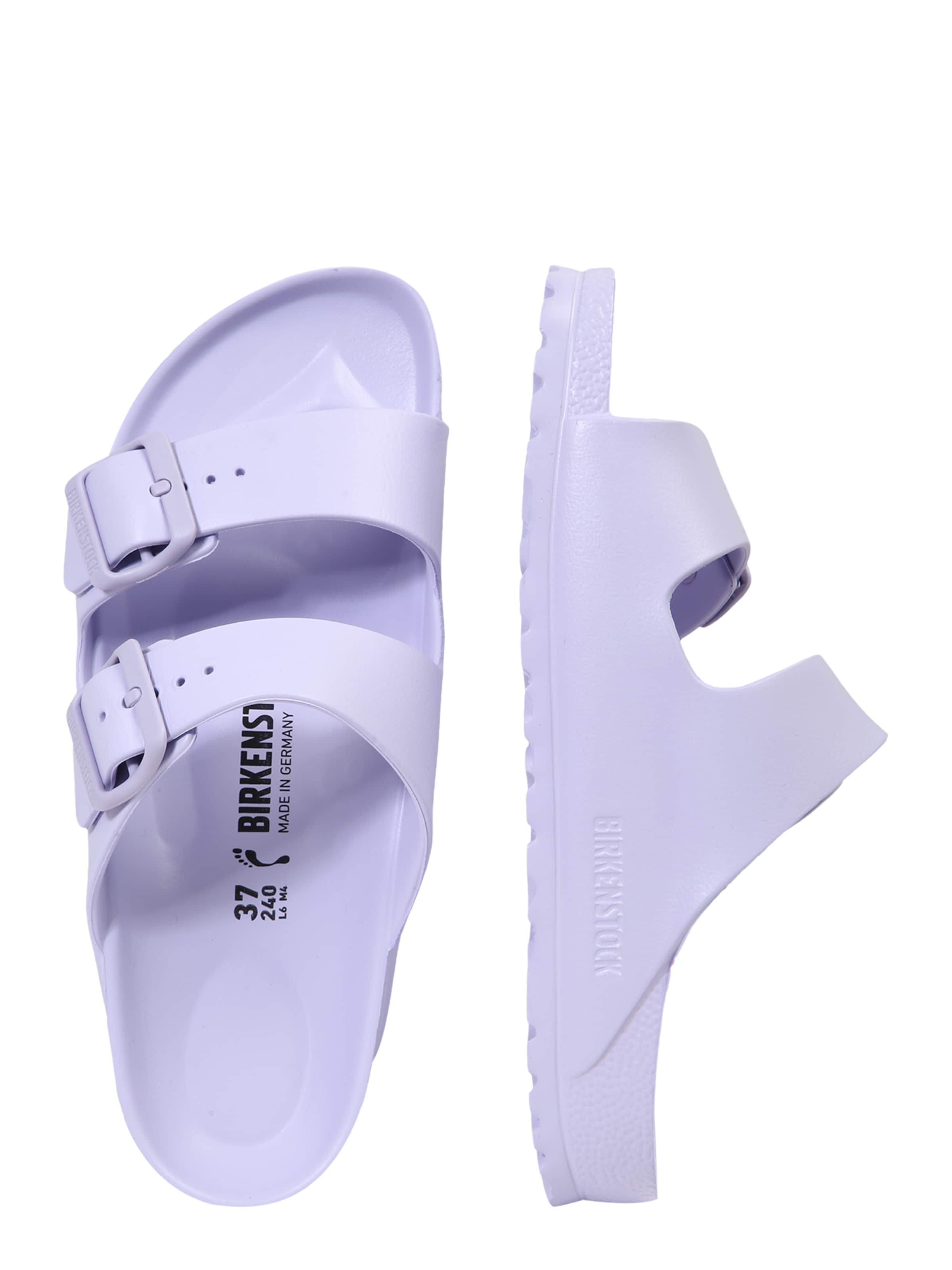 BIRKENSTOCK Pantolette 'Arizona' in Lila