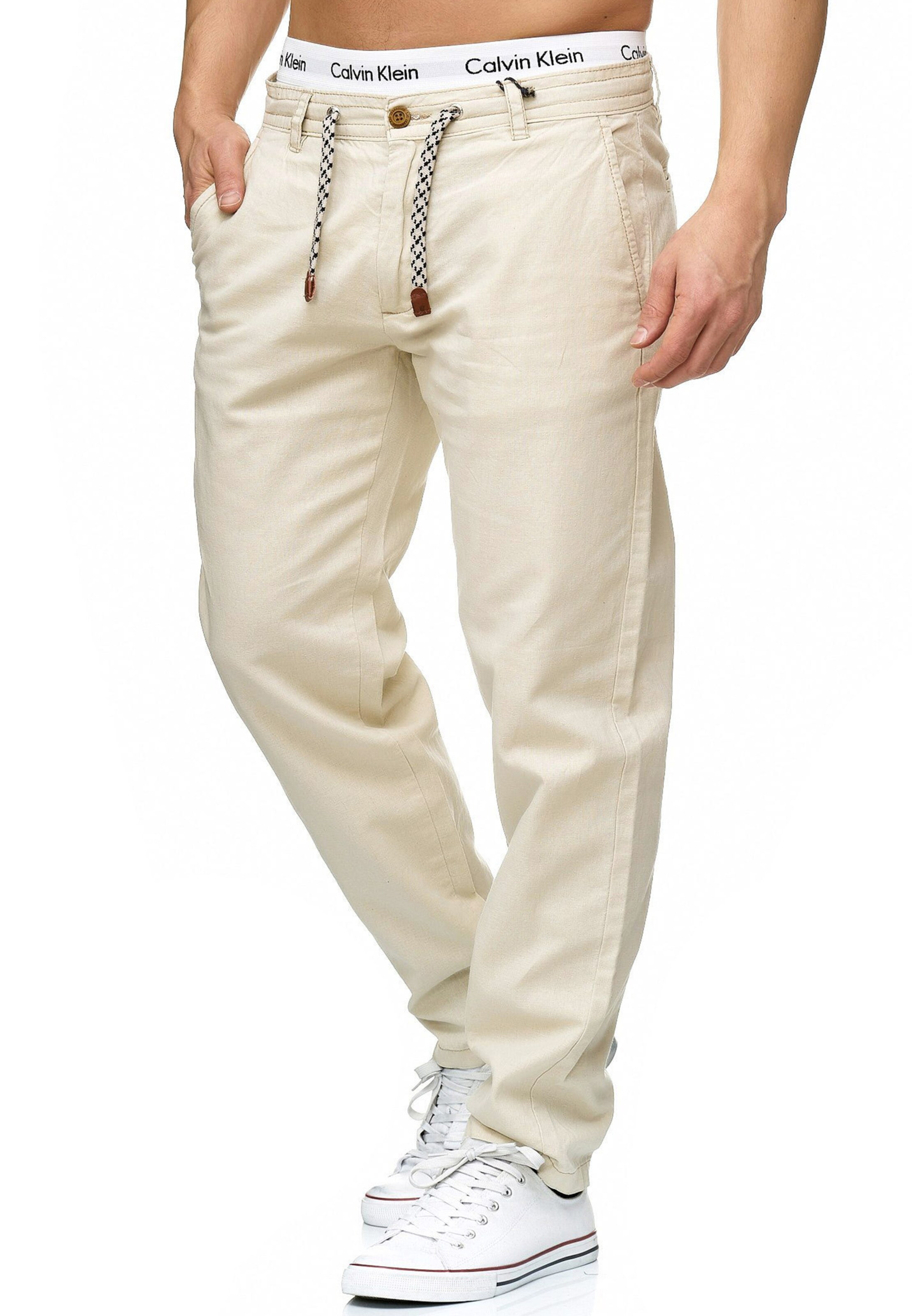 INDICODE JEANS Regular Chino 'Veneto' in Wit