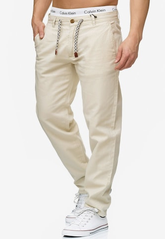 INDICODE JEANS Regular Pants 'Veneto' in White