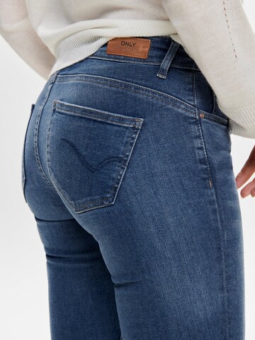 ONLY Slimfit Jeans 'Feva' in Blauw