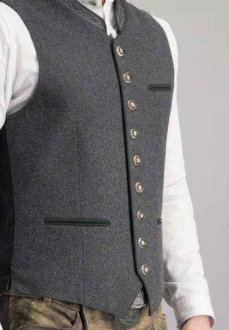 STOCKERPOINT Мъжка жилетка в традиционен стил 'Sirius' в сиво