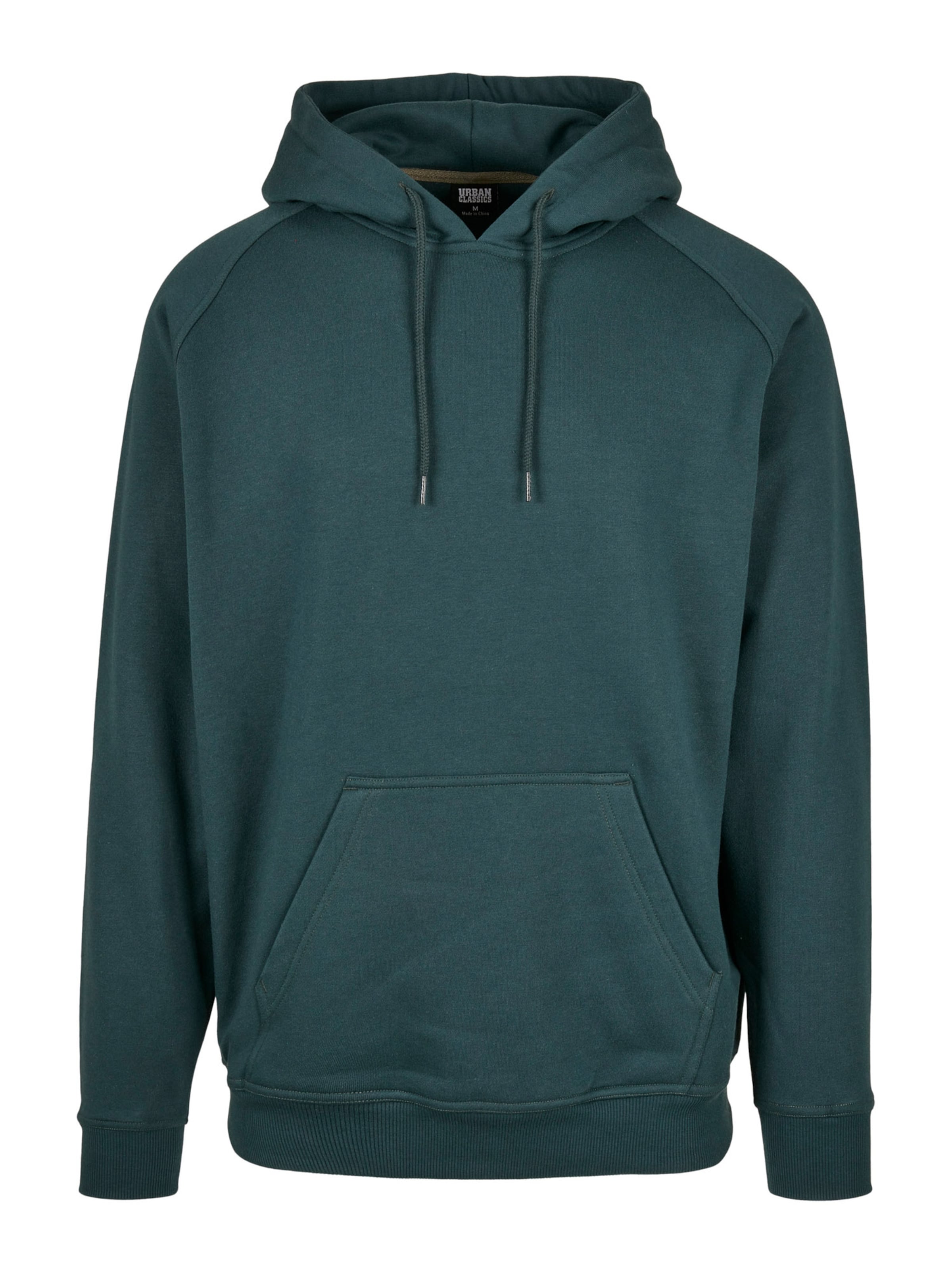 Urban Classics Sweatshirt in Green: front