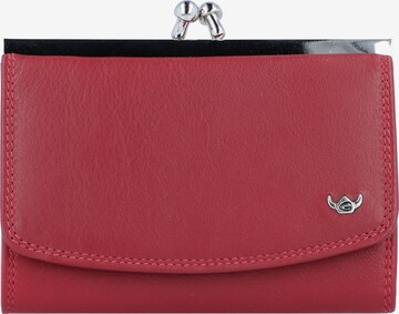 GOLDEN HEAD Wallet 'Polo' in Red: front