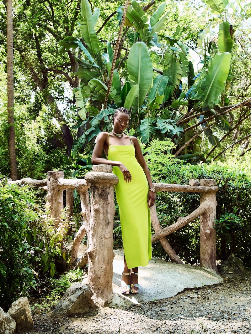 green emerald velvet dress Spring To Summer Lime Green Dress – SheLikesBVI.com