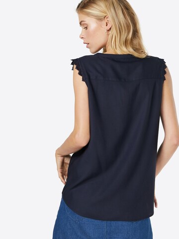 ONLY - Blusa 'KIMMI' en azul: atrás