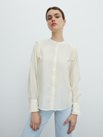 EDITED Blouse 'Hilda' in Wit: voorkant