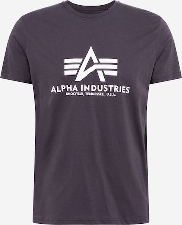 T-Shirt ALPHA INDUSTRIES en gris : devant