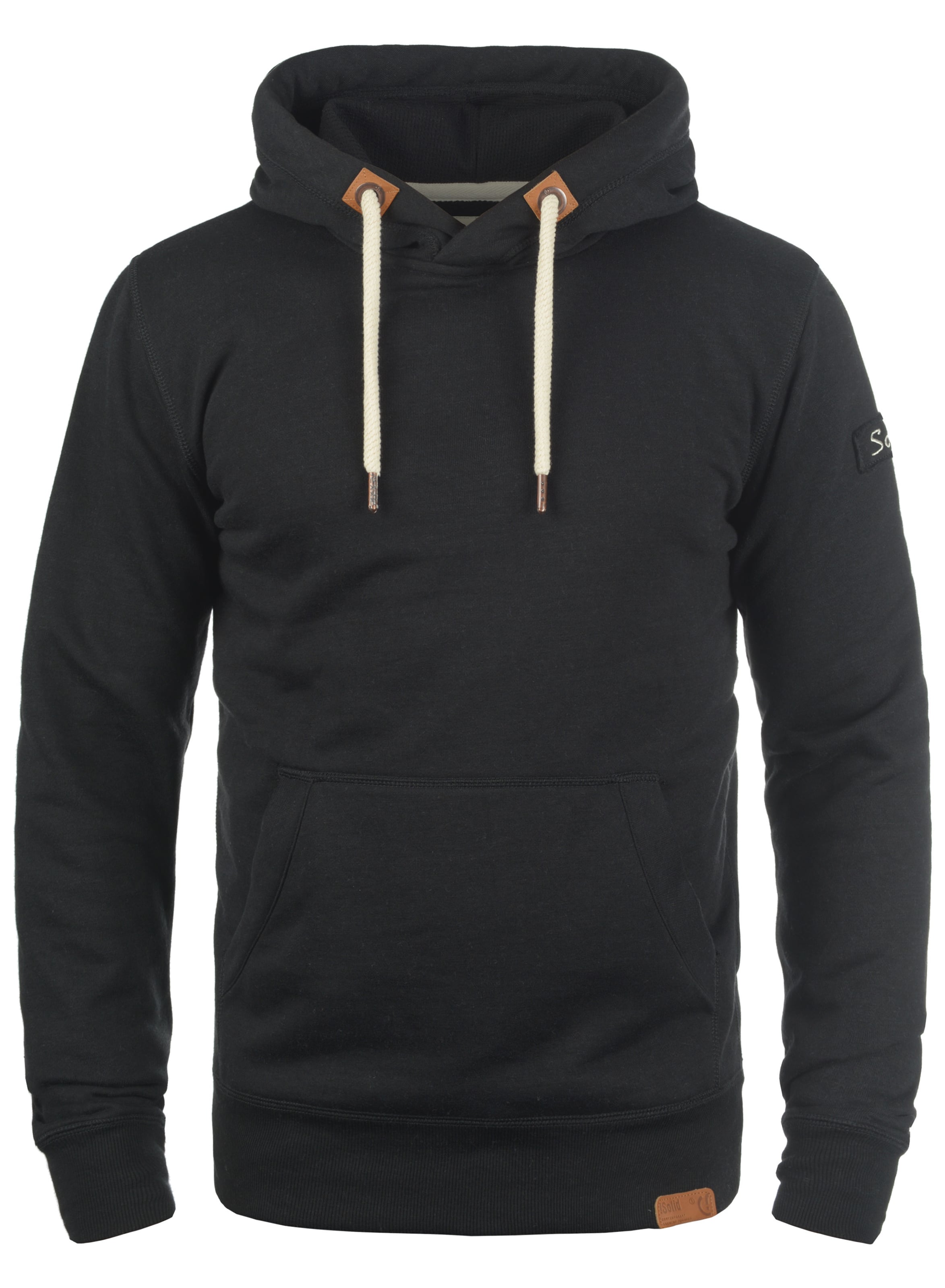 !Solid Sweatshirt 'TripHood' in Zwart: voorkant