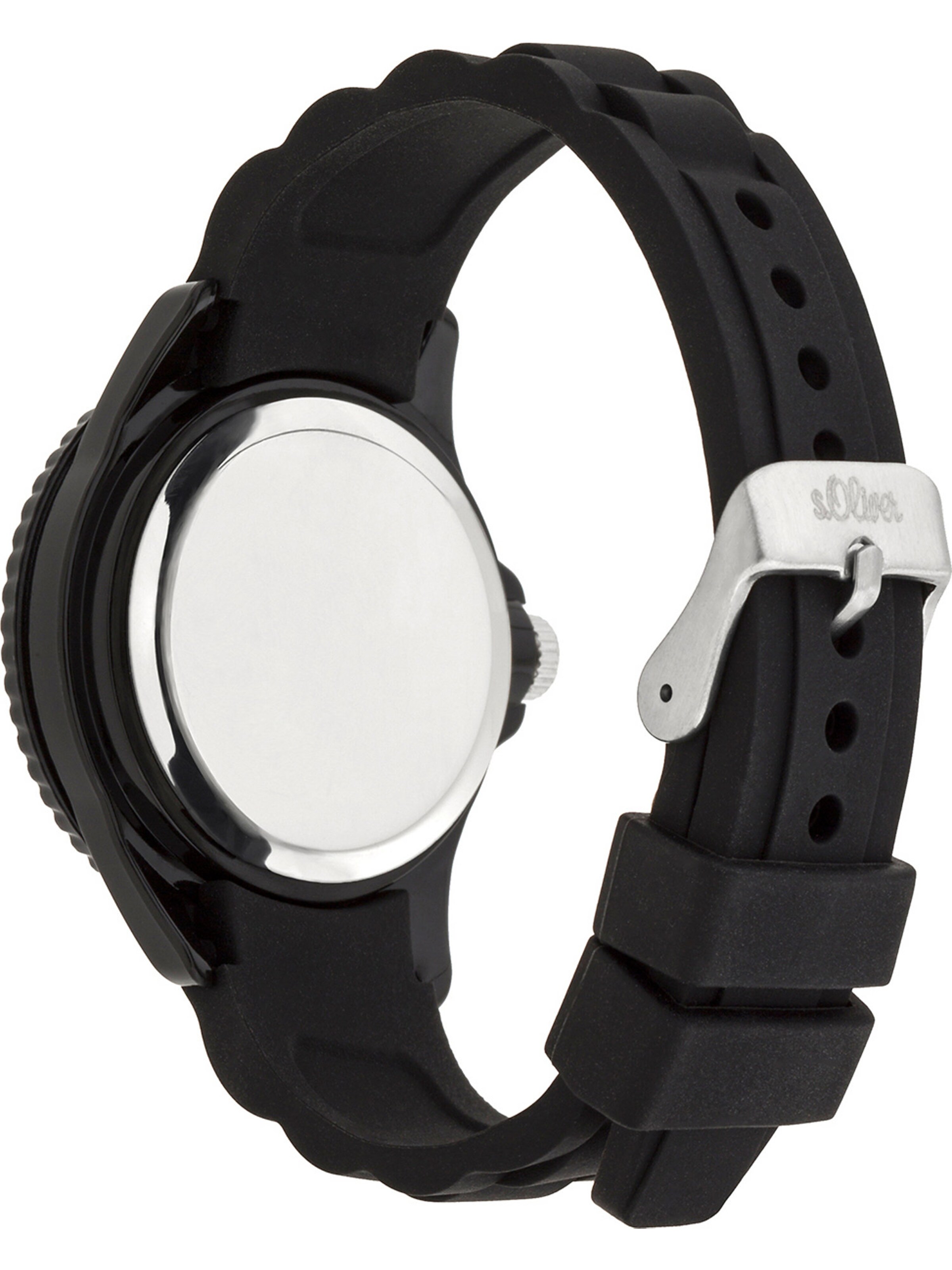 s.Oliver Watch in Black