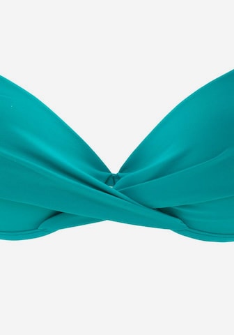 s.Oliver Push-up Bikini Top 'Spain' in Blue